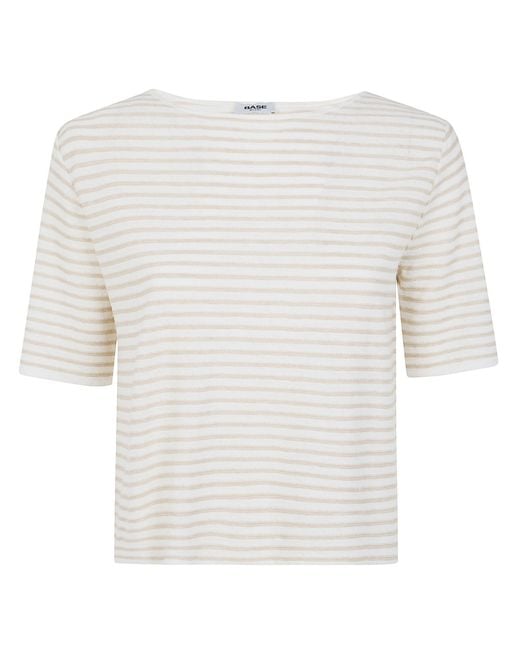 Base London White T-Shirt Short Sleeve "B7742.322 804"
