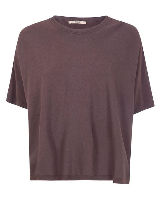 Nuur Purple Oversized T-Shirt