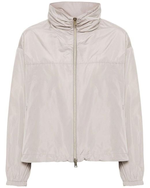 Herno White Bomber Jacket