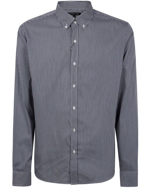 Camicia Classica A Maniche Lunghe di Michael Kors in Blue da Uomo