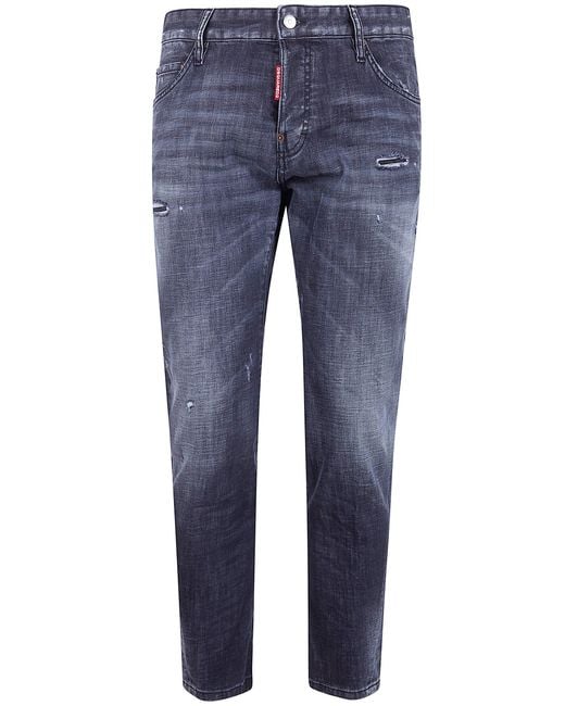 DSquared² Blue Slim Twist Jeans for men