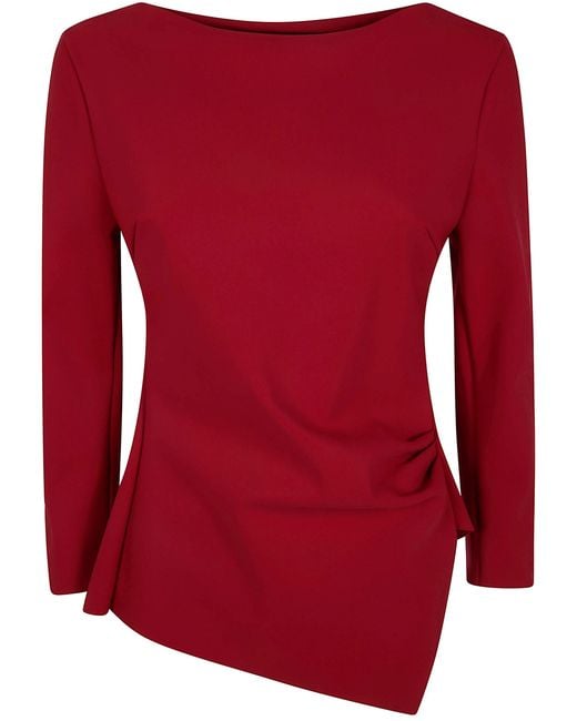 La Petite Robe Di Chiara Boni Red Top Main Feature "Kyung"