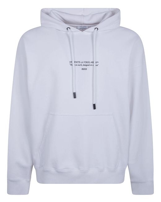 Off-White c/o Virgil Abloh White Skate Statement Hoodie for men