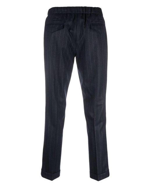 Barba Napoli Blue Roma Coulisse Trousers for men