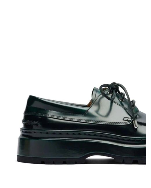 Jacquemus Black Les Bateau Pavane Loafers Shoes for men
