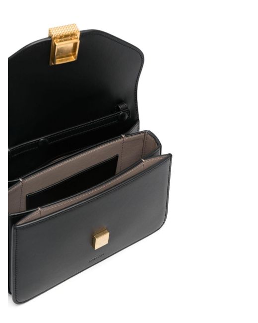 Lanvin Black Clutch With Chain Concerto Bags