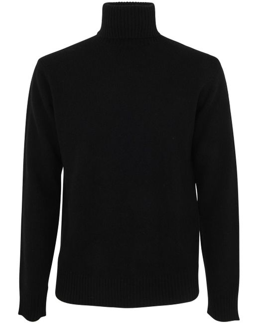 Nuur Long Sleeves Turtle Neck Sweater in Black for Men | Lyst