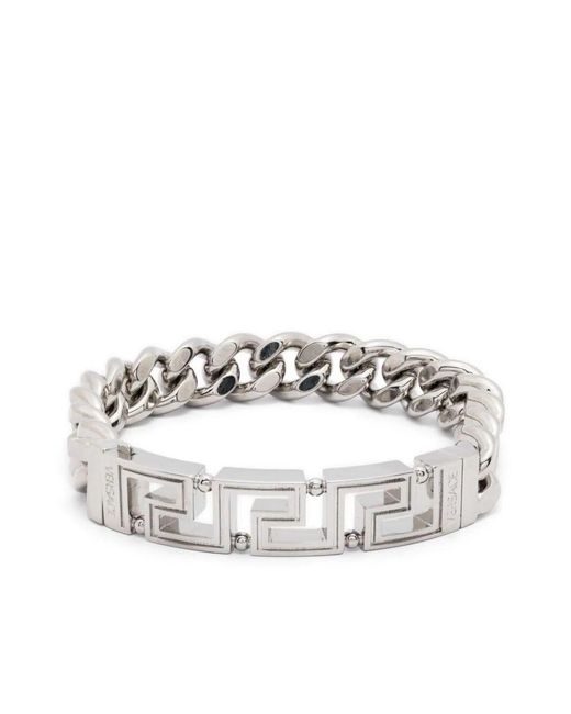 Versace White Bracelet Metal for men