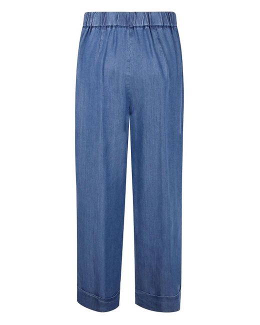 Kiltie Blue Kirk Wide Leg Trousers