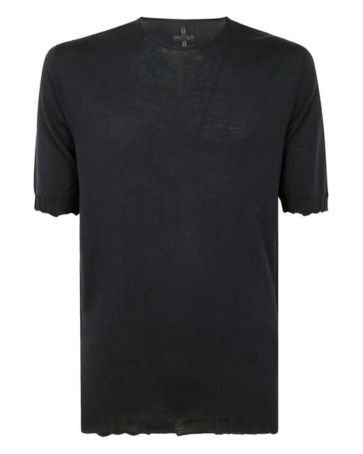 MD75 Black Short Sleeves Round Neck Sweater F. 15 for men