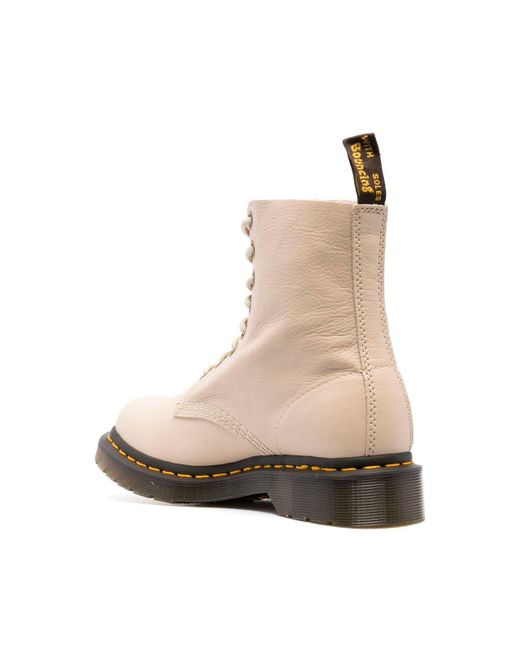 Dr. Martens Beige Boot: Pascal Smooth in Natural | Lyst