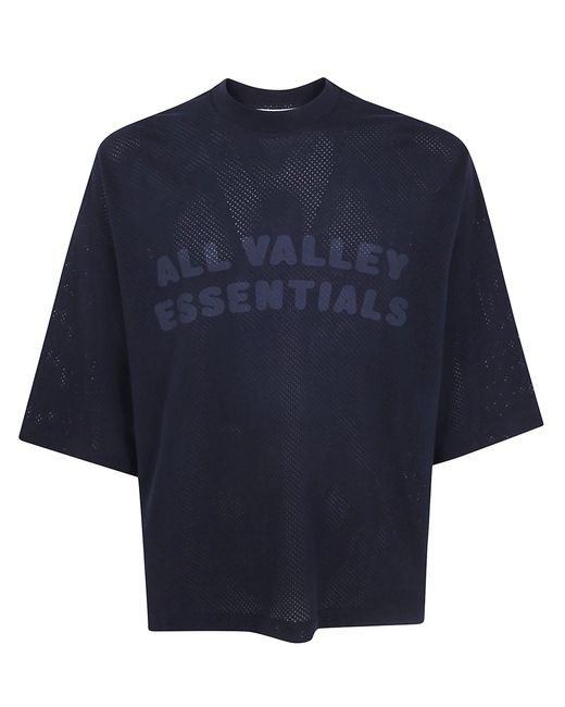 Fear Of God Blue T-Shirt Cotton "Merch Tee" for men
