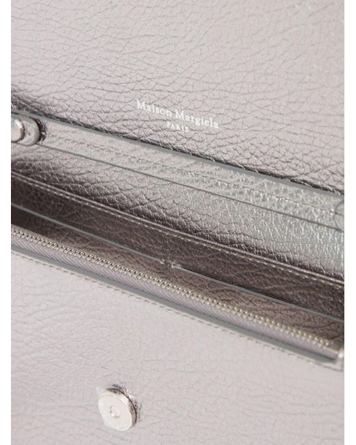 Maison Margiela Gray Four Stitches Chain-strap Wallet