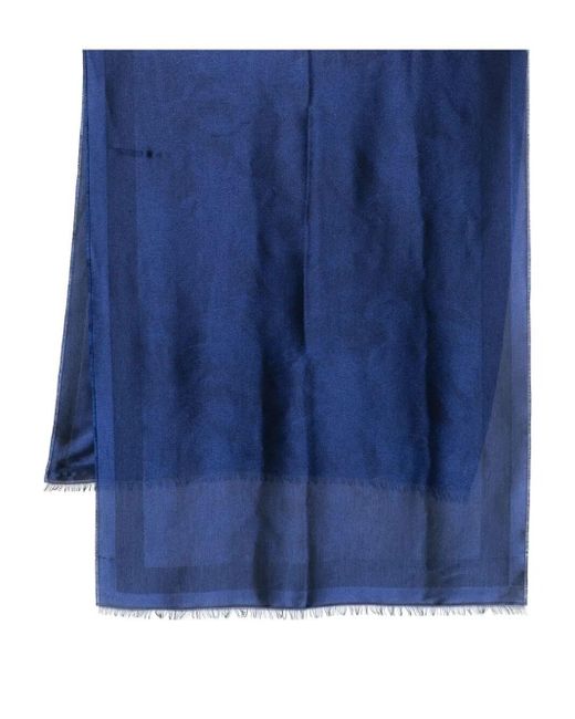 Emporio Armani Blue Jaquard Stole
