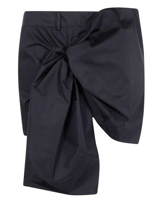 N°21 Blue Mini Skirt With Bow
