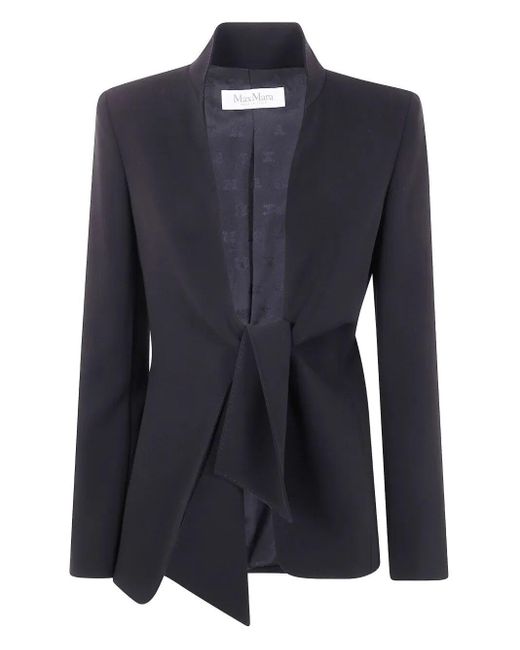 Max Mara Blue Elegant Jacket "Ghiotto"