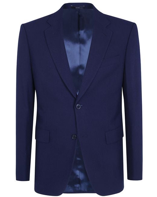 Paul Smith Blue Jacket 2 Button "M1R.2326.W01746" for men