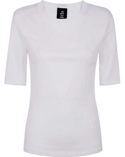 Thom Krom White T-Shirt Worked