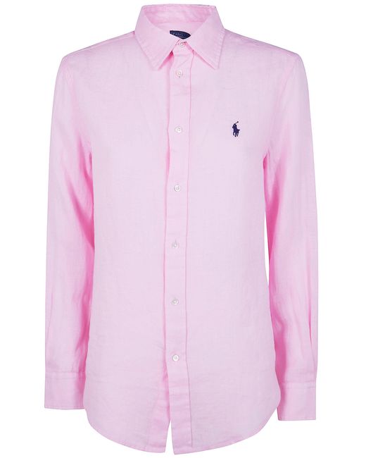 Polo Ralph Lauren Pink Classic Long Sleeves Shirt