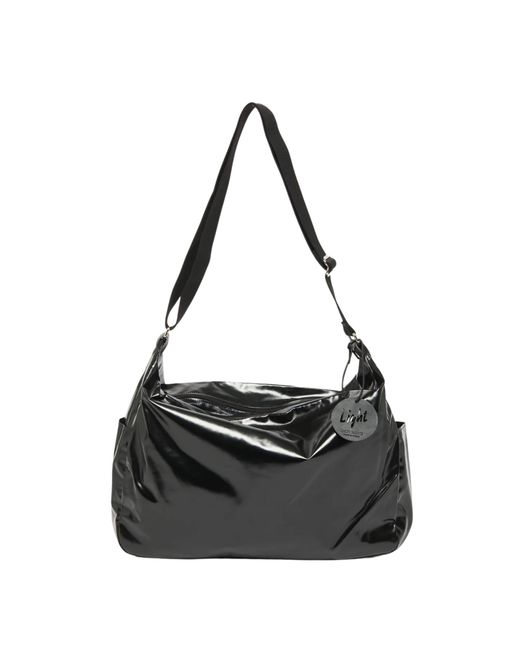 Jack Gomme Black Messenger Bag Polyurethane "Joy"