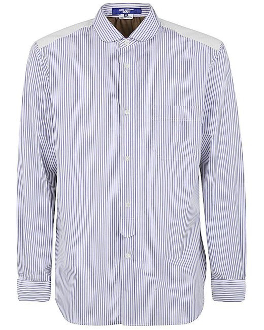 Junya Watanabe Blue Shirt With Patch for men