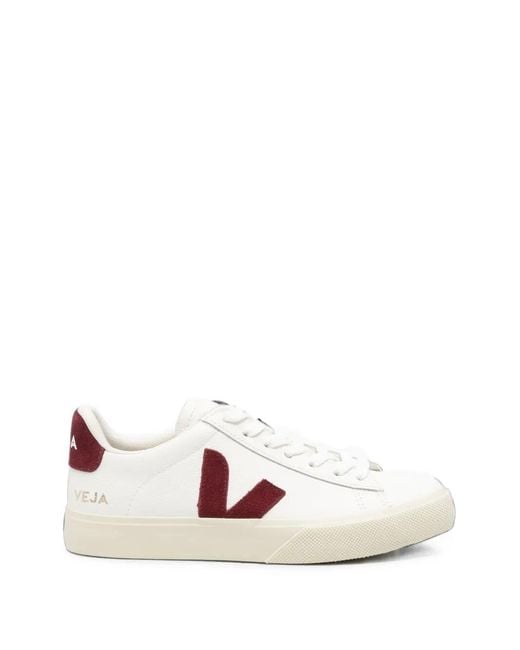 Veja Pink Trainers Eco Leather "Campo"