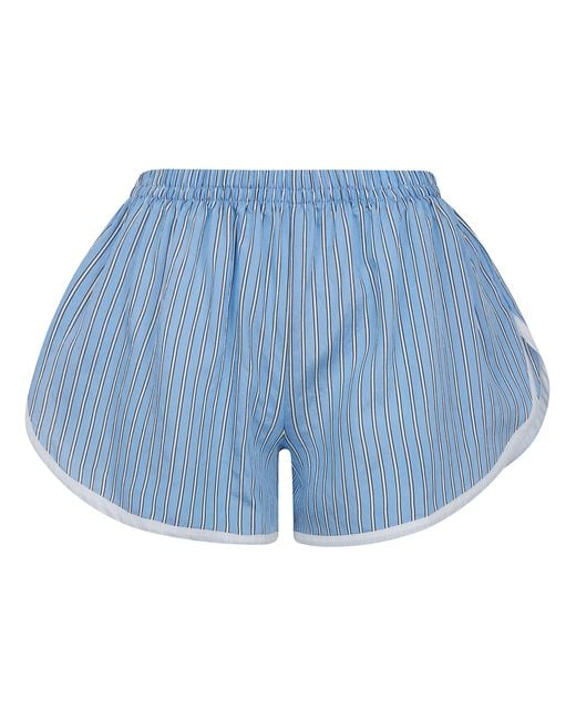 Frankie Shop Blue Shorts Stripe "Deya Fluid"