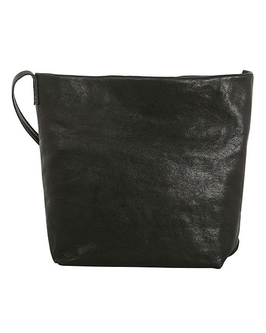 Ann Demeulemeester Black Ger Mini Soft Shoulder Bag