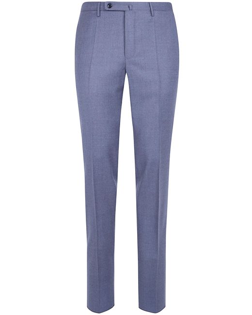 Incotex Blue Pants Regular Fit "Classic Regular Chino" for men
