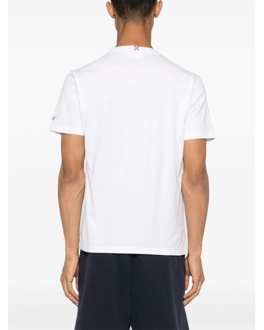 Mc2 Saint Barth White Cotton Classic T-Shirt for men