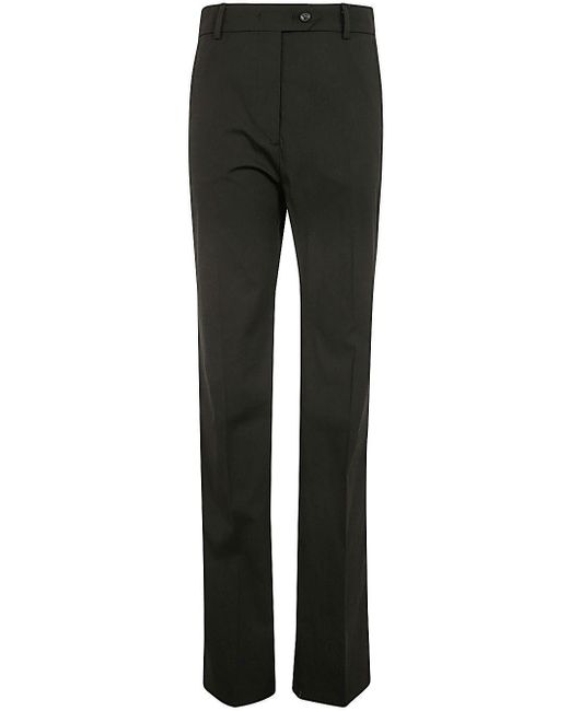 N°21 Black Straight Trouser Clothing