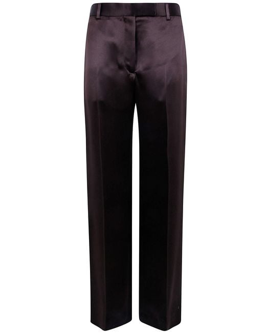 Tom Ford Blue Pants Wide Leg "Paw726.Fax1868 Ear Chocolate"