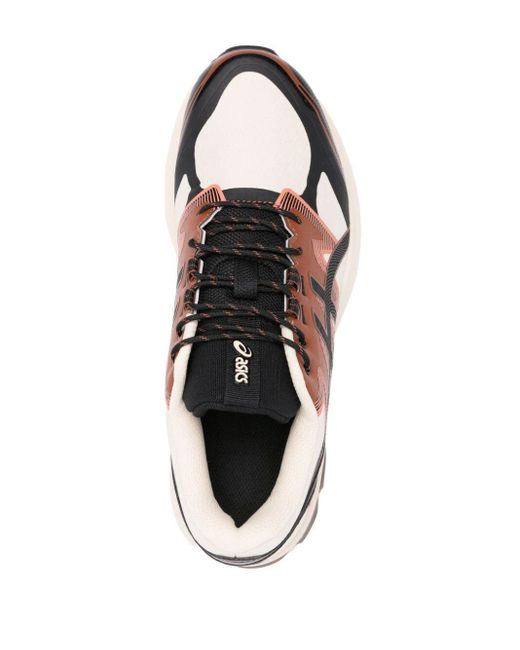 Asics Brown Gel-terrain Textured Sneakers for men