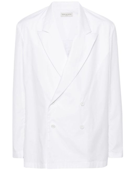 Dries Van Noten White 01440 Caplan 8329 M.w.shirt Clothing for men