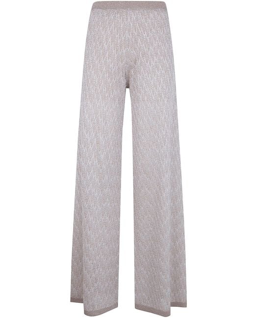 D.exterior Gray D. Exterior Z-Line Lux Long Trousers