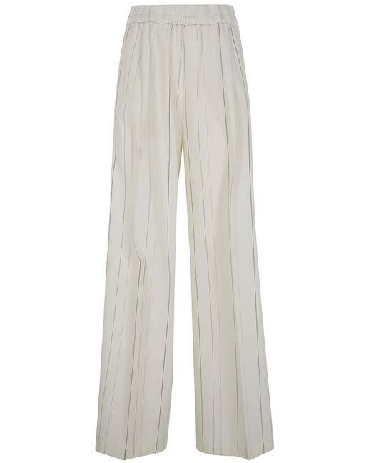 Semicouture White "Johnny" Trousers