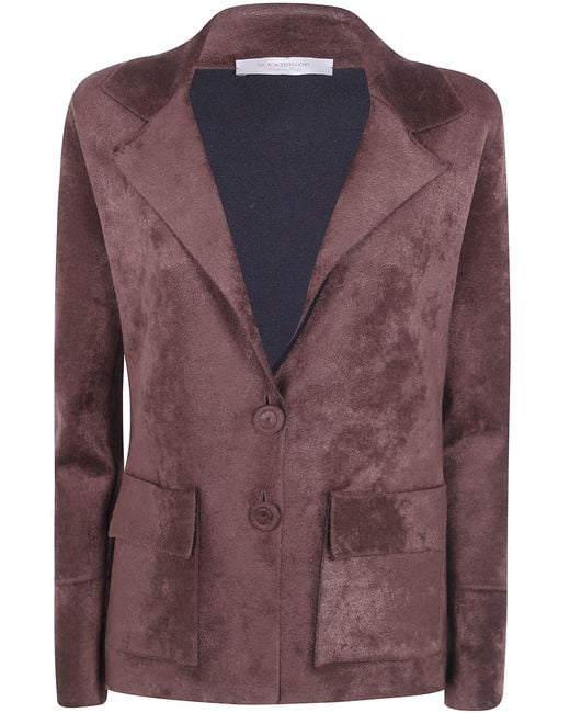 D.exterior Purple D. Exterior Jacket Double Breasted "Cio Chocolate"
