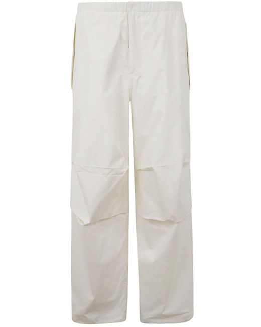 Jil Sander White 50 Aw 30 Fit 2 Loose Fit Trousers Clothing for men