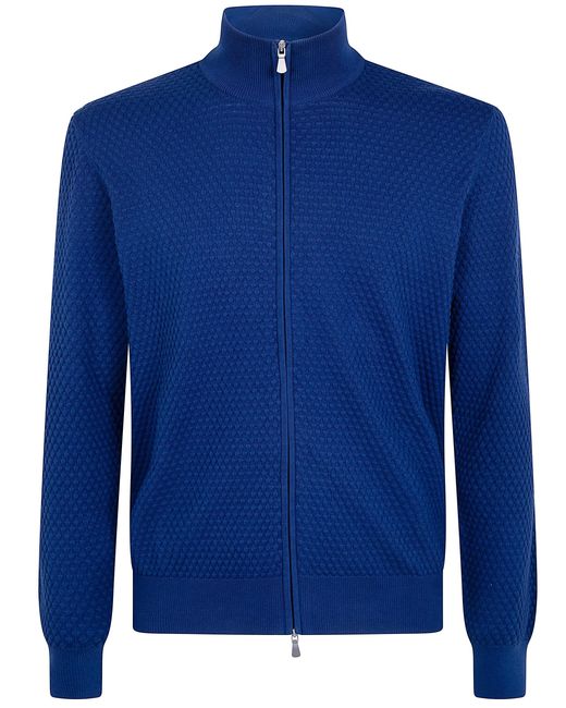 Gran Sasso Blue Long Sleeves Jacket for men