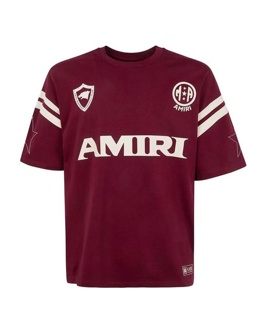 Amiri Red Sport Oversized" Tee for men