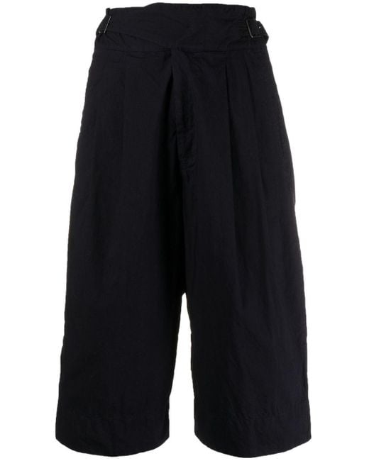 Y's Yohji Yamamoto Blue Typewriter Pr Dye Gurkha Halp Pants