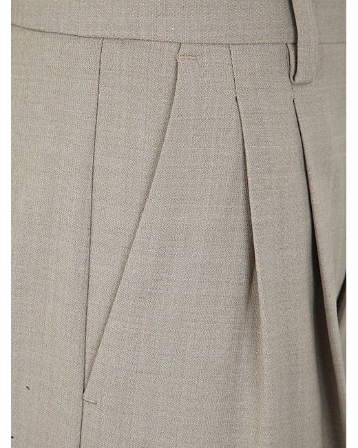 Filippa K Gray Darcey Wool Trousers Clothing