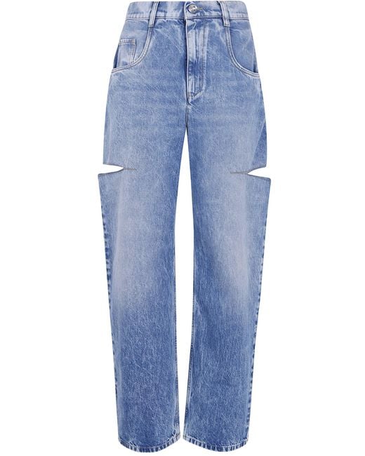 Maison Margiela Blue Jeans Cutout "S51La0051.S30513"