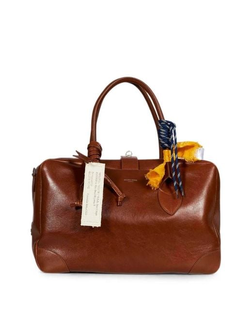 Golden Goose Deluxe Brand Brown Shoulder Bag Leather Body With Charms "Vita Medium"