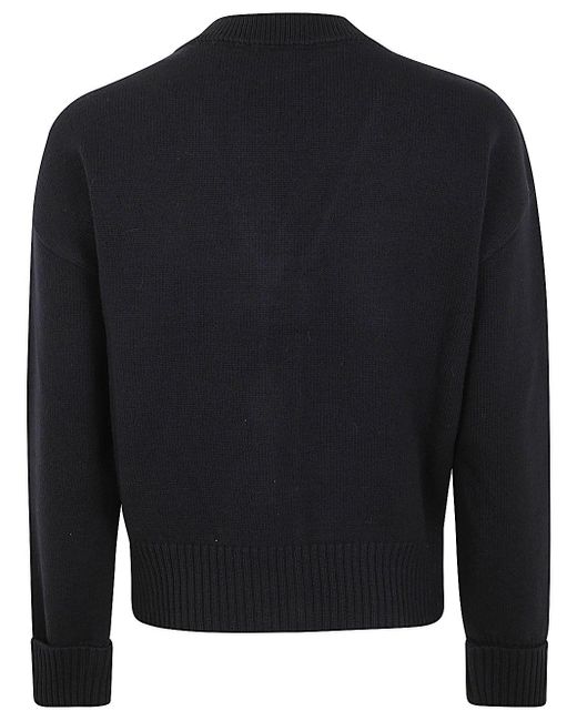 AMI Black De Coeur Cardigan