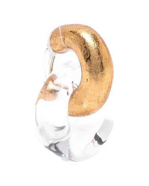 Monies White "Havana" Earrings