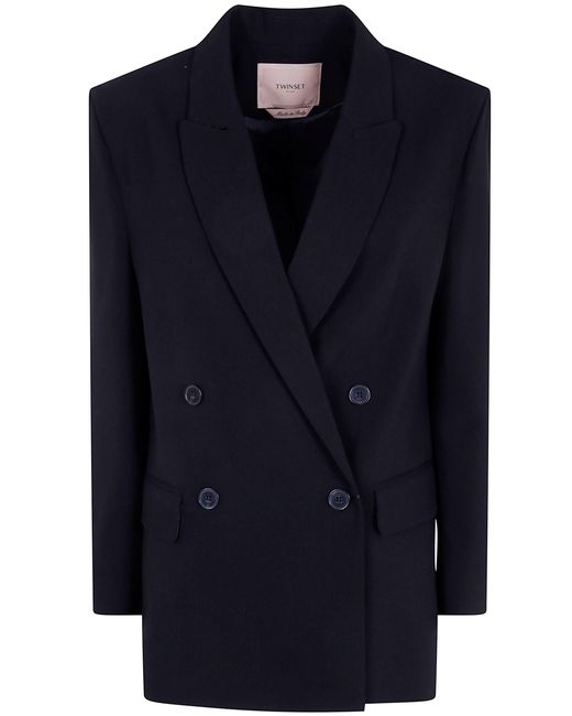 Twinset Blue Jacket Button-Up "262Tf2010"
