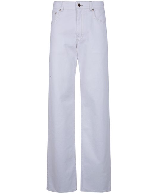 Fabiana Filippi White Wide Leg Trousers