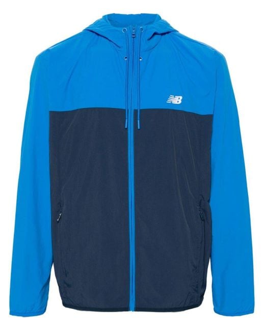 New Balance Blue Athletics Woven Jacket for men