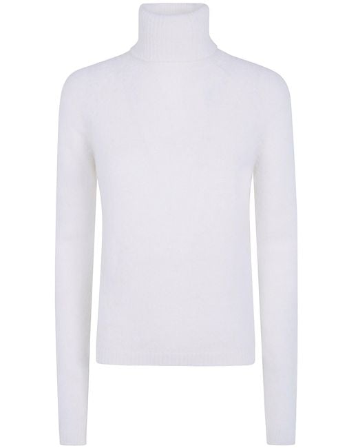 Base London White Sweater Turtle Neck "B8451.034 201"